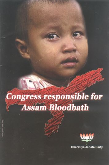 Congress Responsible For Assam Bloodbath