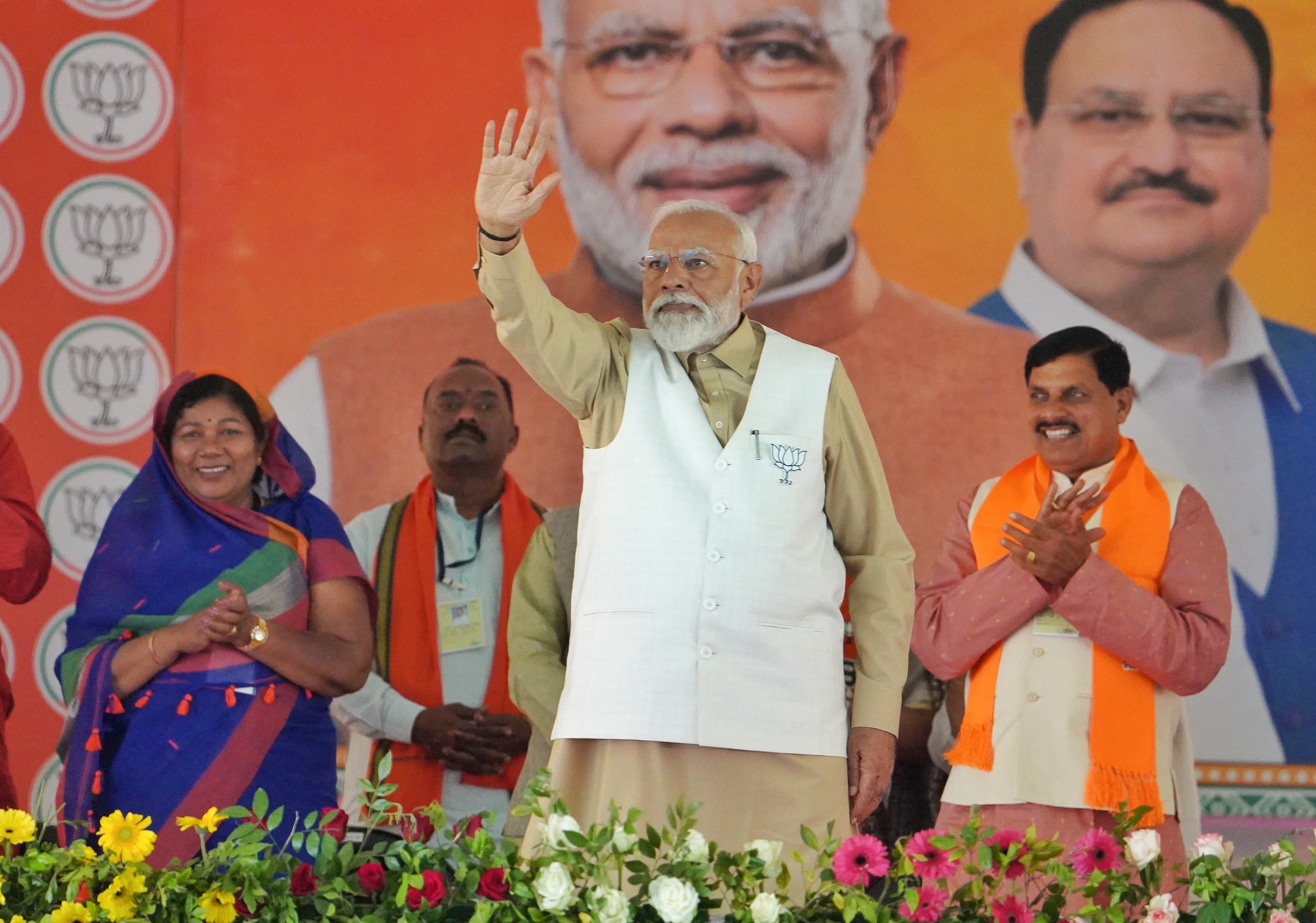 प्रधानमंत्री श्री नरेन्द्र मोदी जी ने मध्य प्रदेश के बालाघाट में विशाल जनसभा को संबोधित किया 